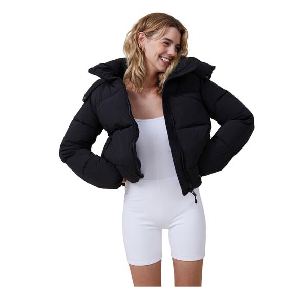Cotton On Women Mother Puffer Jacket 3 Black Size XS - Picture 1 of 1